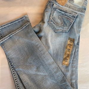 Suzuki-Silver Jeans - mid rise, relaxed hip and thigh, bootcut leg. Size 24-31.